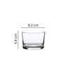 Grande Set of 12 Crystal Lead Free Glass 200ml Dessert Glasses