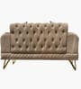 GrandLuxe Fabric Two Seater Sofa in Beige Colour