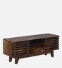 Grane Sheesham Wood Tv Unit In Scratch Resistant Provincial Teak Finish