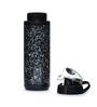 Granite Print 750 ml Sports Water Bottle (Black)