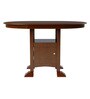 Grant Solid Wood 6 Seater Dining Set in Brown Colour