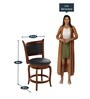 Grant Solid Wood 6 Seater Dining Set in Brown Colour