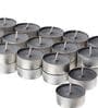 Grape Aroma Black Metal (Pack Of 50) Tea Light Candles