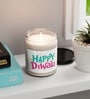Grape Scented Diwali Festive Gifting Glass Jar Candle