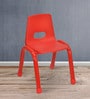 Grape Kids Study Chair In Red Colour