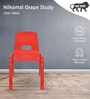 Grape Kids Study Chair In Red Colour