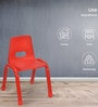 Grape Kids Study Chair In Red Colour