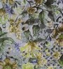 Graphite Floral Polyester 8' X 10' Machine Made Carpet