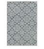 Grey Persian Wool And Viscose 8 ft x 10 ft Hand Tufted Carpet