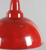 Red Metal Hanging Light