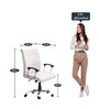 Grato Executive Chair in White Colour