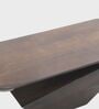 Gravity Centre Table In Dark Walnut Finish