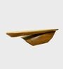 Gravity Centre Table In Honey Gold Finish