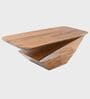 Gravity Centre Table In Honey Gold Finish