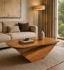 Gravity Centre Table In Honey Gold Finish