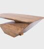 Gravity Centre Table In Honey Gold Finish