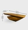 Gravity Centre Table In Honey Gold Finish