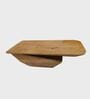 Gravity Centre Table In Honey Gold Finish