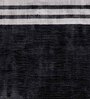 Gray Black Wool Abstract Hand Woven Carpet