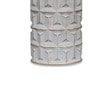 Gray Contemporary Modern Tall Silhouette Ceramic Cylindrical Shaped Vase