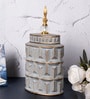Gray Contemporary Modern Tall Silhouette Ceramic Cylindrical Shaped Vase