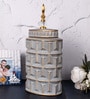 Gray Contemporary Modern Tall Silhouette Ceramic Cylindrical Shaped Vase