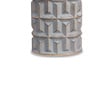 Gray Contemporary Modern Tall Silhouette Ceramic Cylindrical Shaped Vase
