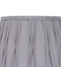 Smokey Grey Cottan Fabric Pleated Lampshade