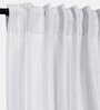 Gray Cotton Solid 5ft Blackout Rod Pocket Window Curtain (1 Pc)
