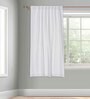 Gray Cotton Solid 5ft Blackout Rod Pocket Window Curtain (1 Pc)