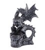 Grey Dragon Figurine