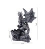 Grey Dragon Figurine