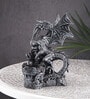 Grey Dragon Figurine