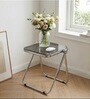 Gray GlacierTray Grey Colour Side Table