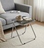 Gray GlacierTray Grey Colour Side Table