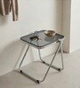 Gray GlacierTray Grey Colour Side Table