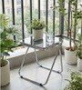 Gray GlacierTray Grey Colour Side Table