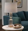 Gray Glass Celeste Luxe Glass Lamp