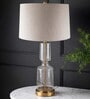 Gray Glass Celeste Luxe Glass Lamp