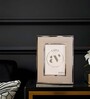 Gray Leather Opulent Aura Wall And Tabletop Photo Frame 4X6Inches