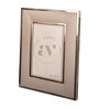 Gray Leather Opulent Aura Wall And Tabletop Photo Frame 4X6Inches