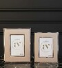 Gray Leather Opulent Aura Wall And Tabletop Photo Frame 4X6Inches
