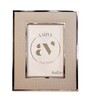 Gray Leather Opulent Aura Wall And Tabletop Photo Frame 4X6Inches