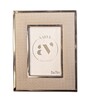 Gray Leather Opulent Aura Wall And Tabletop Photo Frame 5X7Inches