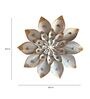 Gray Mallow Flower Grey Metal Wall Art
