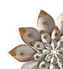 Gray Mallow Flower Grey Metal Wall Art