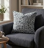 Grey Polyester Abstract 18x18 inches Cushion Cover