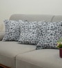 Grey Polyester Abstract 18x18 inches Cushion Covers Set of 3