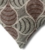 Grey Polyester Floral 18x18 inches Cushion Covers Set of 3