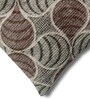 Grey Polyester Floral 20x20 inches Cushion Covers Set of 5